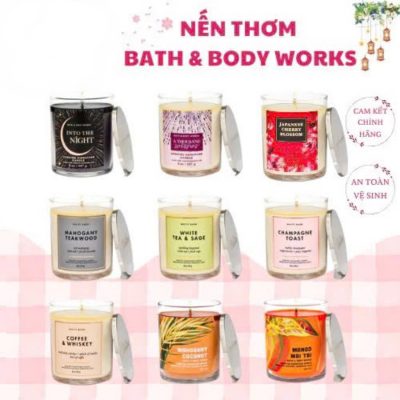 Nến thơm bath & body works 